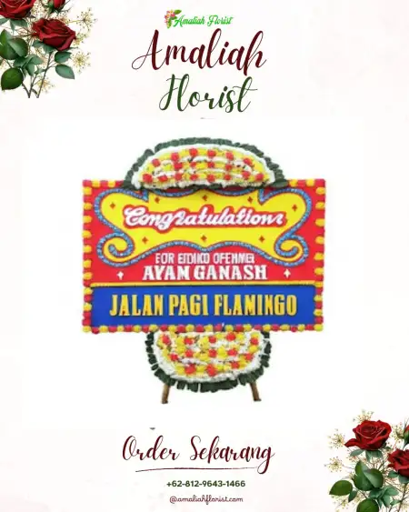 Sewa Papan Bunga Tingkir